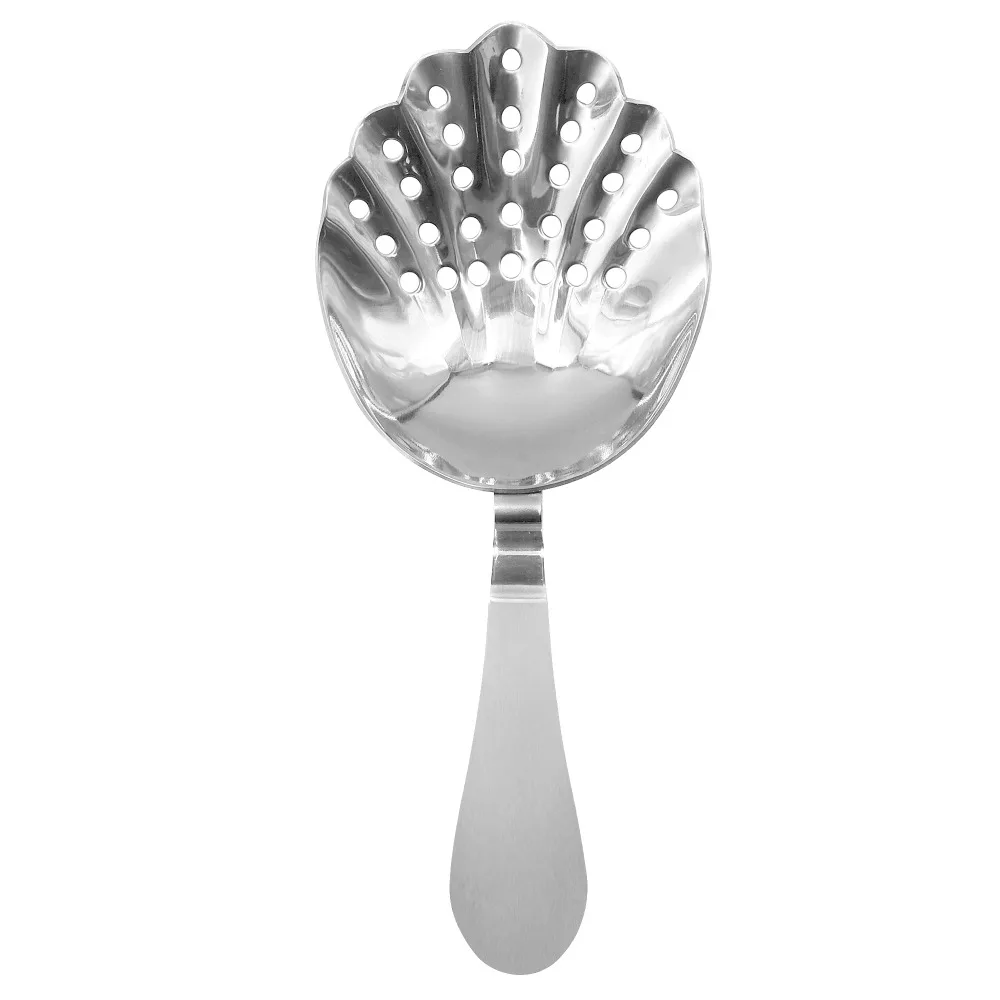 Shell Design Julep Strainer Vintage Stainless Steel Cocktail Strainer Bar Strainer Ice Strainer