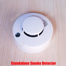 Автономный звуковой светодиодный детектор дыма независимый DC9V Аккумулятор Источник Питания Датчик обнаружения дыма потолочное крепление для домашнего офиса