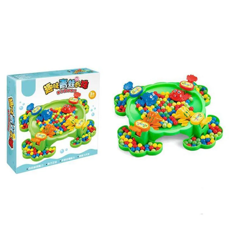 

Fun Frog Swallowing Beads Feeding Frogs Eating Beans Leisure Brainpower Hands-On Game Toys Children's Educational Brain Toys