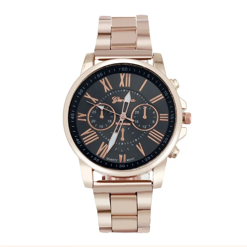 

xiniu Geneva Luxury Band Watches Men Roman Number Full Stainless Steel Band Quartz Wrist Watch Relogio masculinos Clock 2017