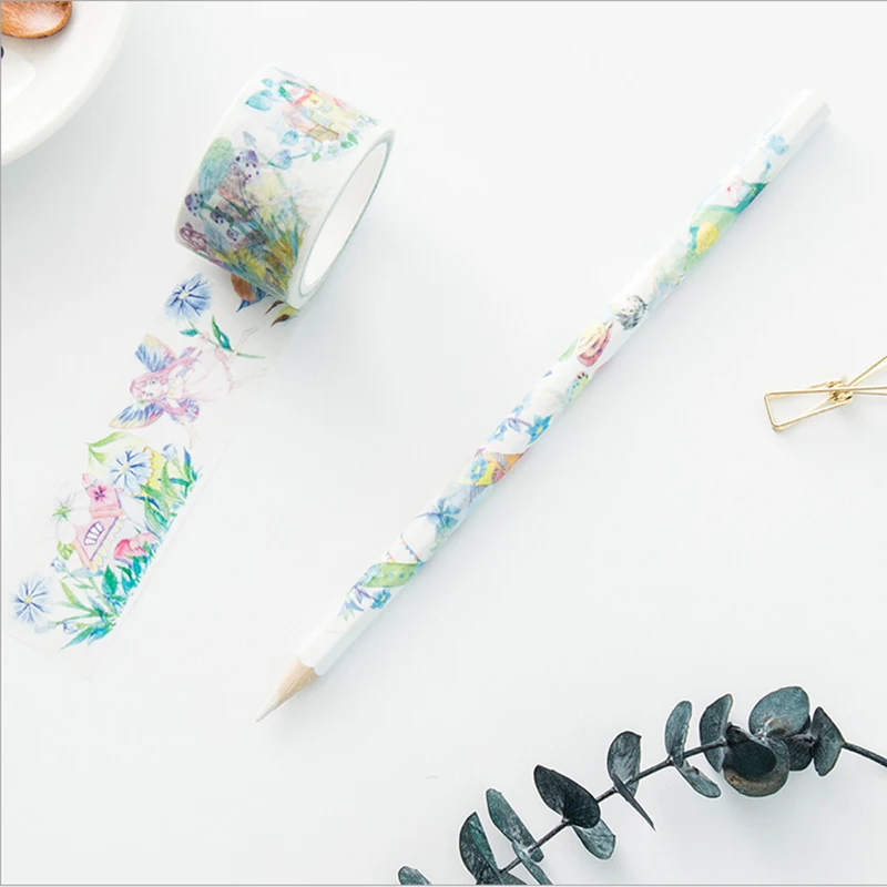 

30mm * 7m kawaii moths Washi Tape DIY decoration scrapbooking planner masking tape adhesive tape label sticker stationery