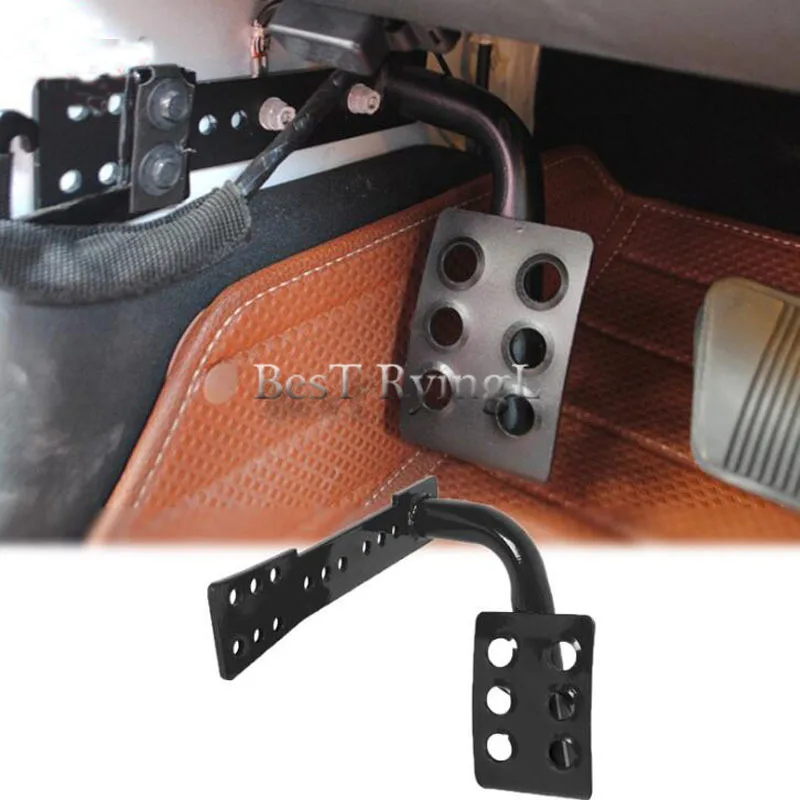 

Y 1pcs Car Interior Decoration Dead Pedal Left Side Foot Rest Kick Panel For Jeep Wrangler JK Accessories 2007-2017
