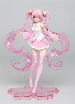 

Hatsune Miku Sakura Miku 18CM PVC Action Figure Model Doll Toys Brinquedos