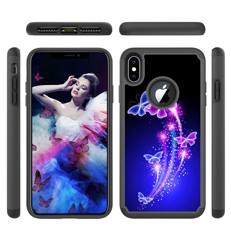 1042616042 苹果 XSMWX XR XS X 8 7 6 8P 7P 6P TOUCH 5 6 彩绘布艺二合一 10元 (2)