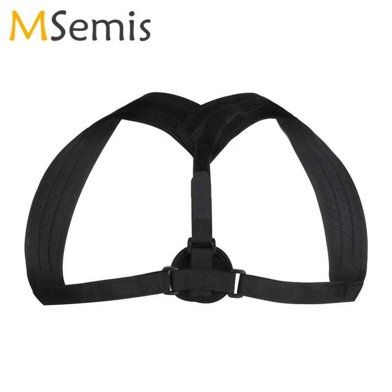 

Harness Men Upper Back Posture Corrector Adjustable Posture Clavicle Support Corrector Back Straight Brace Strap Correct Belt