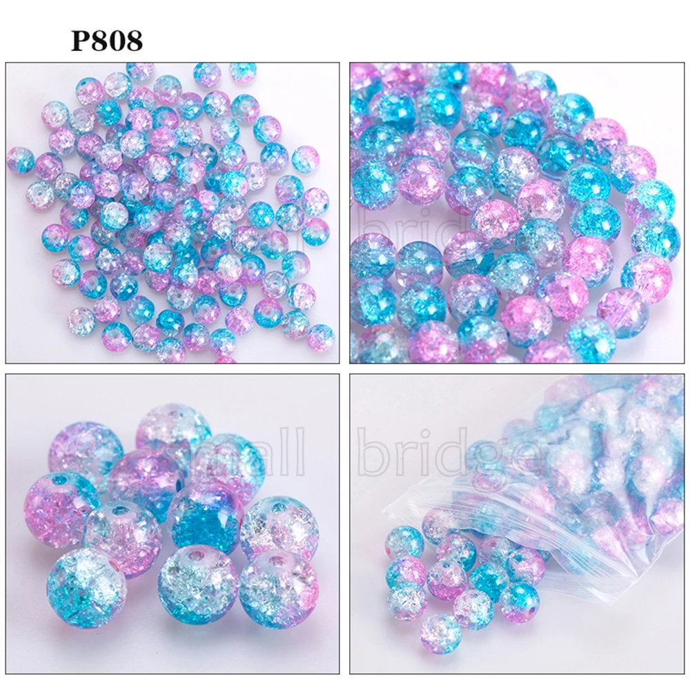 Glass Crackle Beads8