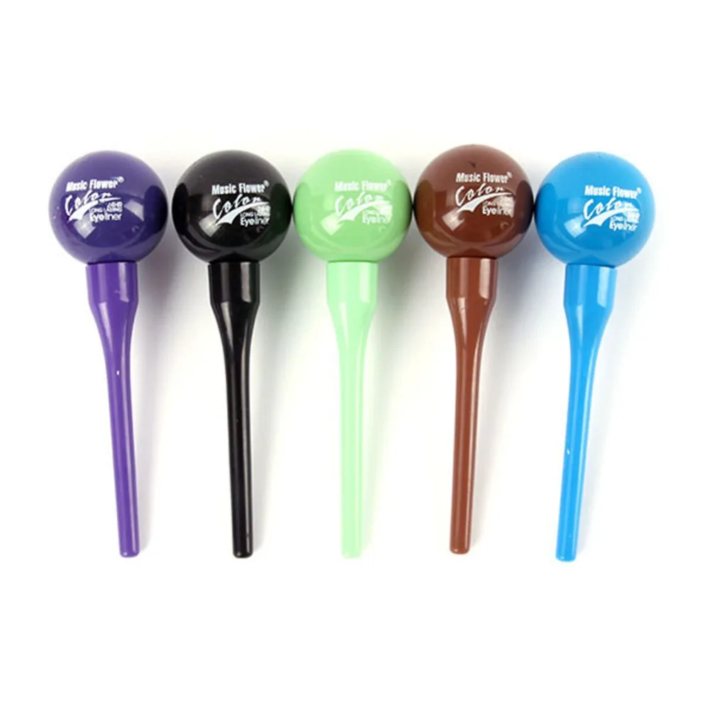 

5 Color Lollipop Shape Cosmetic Waterproof Liquid Eyeliner Eye Liner Pencil Pen Makeup HOT