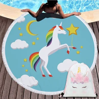 

Soft Microfiber Outdoor Swimming Bath Beach Towel Cartoon Print Wall Tapestry Outdoor Sport Towel Picnic Blanket