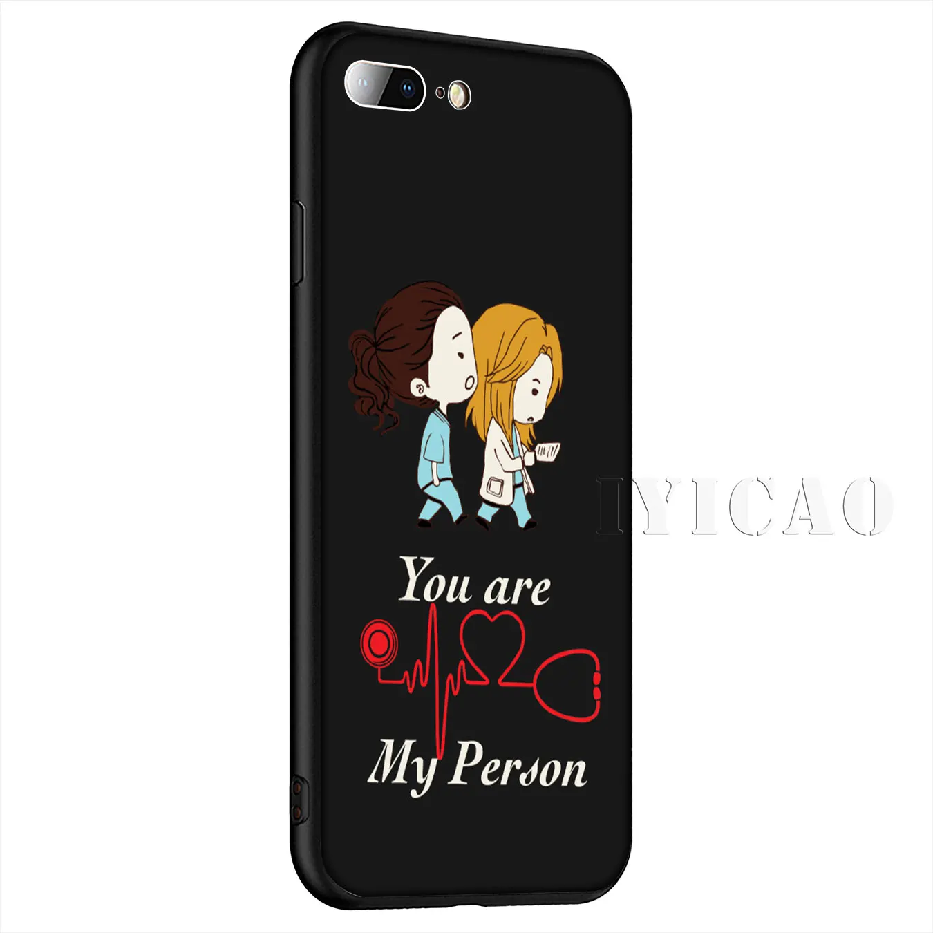 Силиконовый мягкий чехол greys anatomy для iPhone 11 Pro Max XR X XS 8 7 6 6S Plus 5 5S SE|Бамперы| |
