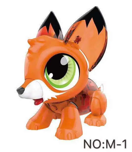 Cena Słodka zabawka elektryczna interakcja królika indukcja elektroniczny zwierzak Fox montaż dinozaur DIY zabawki