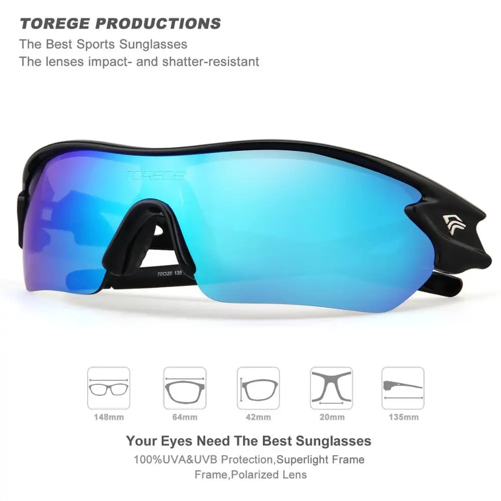 Поляризационные спортивные солнцезащитные очки для мужчин и женщин для езды на велосипеде, бега, вождения, рыбалки, гольфа, пеших прогулок, очки для профессиональных спортсменов