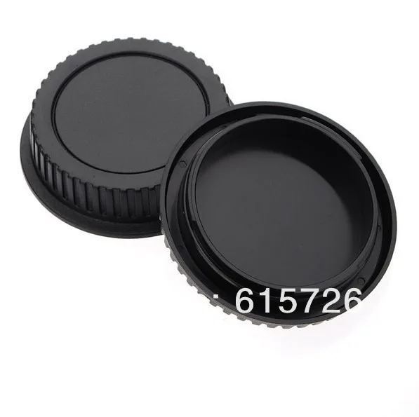 50Pairs camera Body cap + Rear Lens Cap for canon 1000D 500D 550D 600D EF EF-S Rebel T1i eos Camera