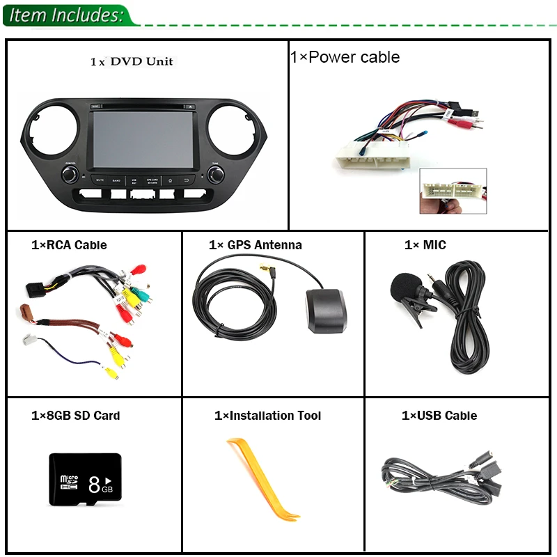 Clearance HaiSunny 4GB RAM Octa Core Android 8.0 Car DVD GPS Multimedia Player For Hyundai Grand i10 2014 2015 Radio 6