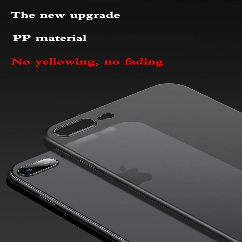 FLOVEME ультра тонкий матовый PP чехол для телефона для iPhone 7 XR XS Max XS X 0,38 мм ультра тонкий чехол для iPhone 7 8 Plus противоударный чехол