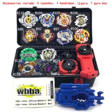 Toupie Beyblades Metal Fusion Beyblades Set Storage Box Top Beyblade burst bey 4D With Launcher Beyblade Toys For Children Boy A