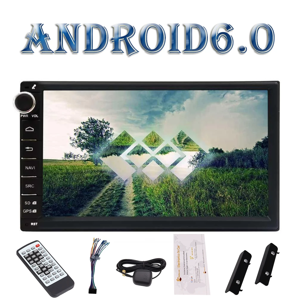 Автомобильная электроника pc Player 2DIN Android 6 0 Радио стерео аудио головного