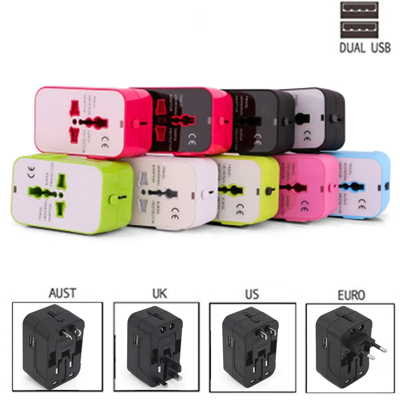 High Quality Power Adapter Plug Double USB 2.1A Universal |