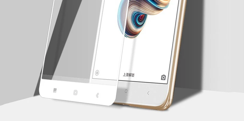 TOMKAS Full Cover Glass For Xiaomi Mi 5X Screen Protector Screen 2.5D 9H Scratch Proof For Xiaomi Mi 5X Mi A1 Tempered Glass