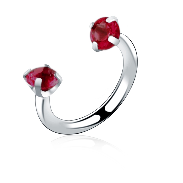 Steel Earring Internal Piercing Septo Nose Lip Eyebrow Ear Septum Cartilage Helix Captive Hoop Rings Piercing Jewelry