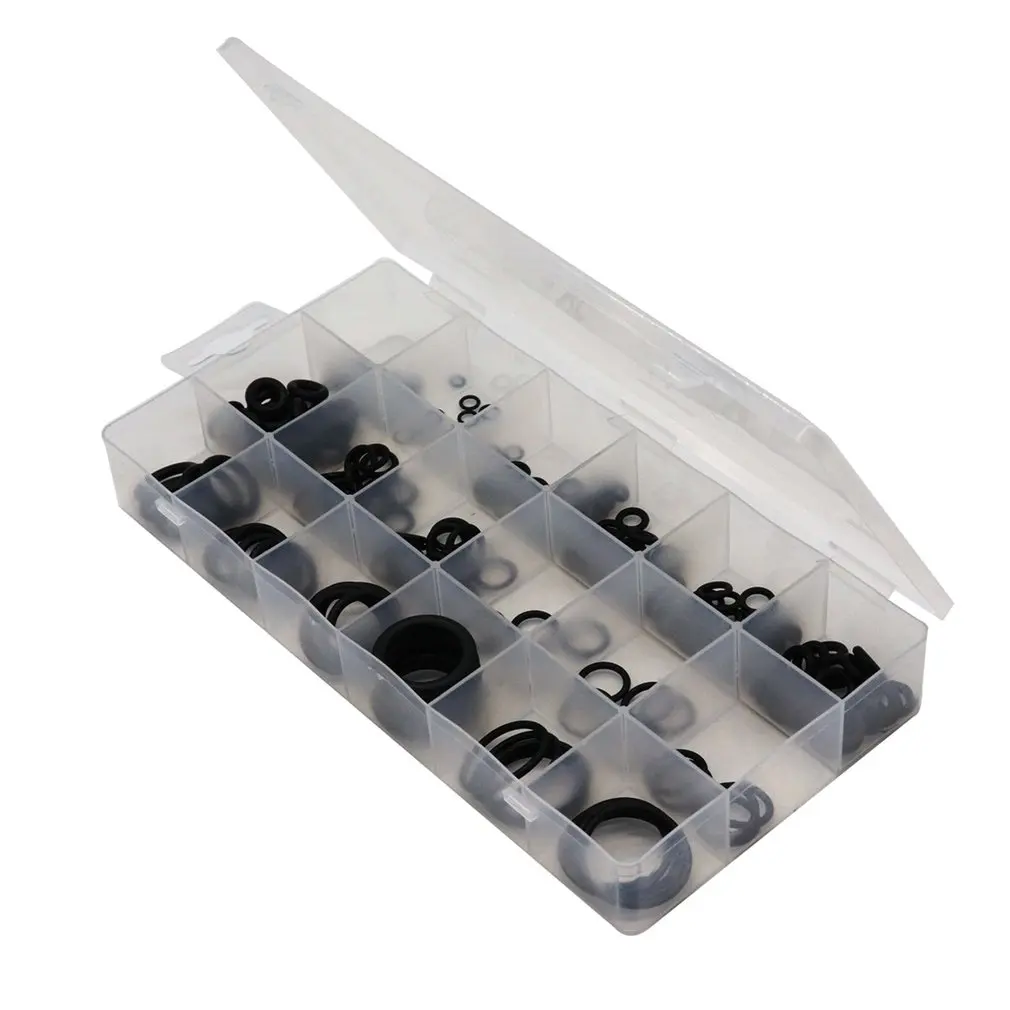 

201PCS Hot NBR O-ring 15 Sizes High Quality Metric 70 Nitrile Rubber O Ring Set Assortment Kit Auto O-ring