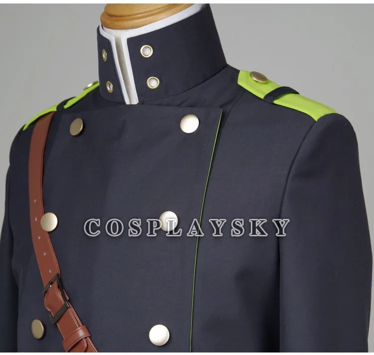 Seraph of the End Owari no SerafuYuichiro Hyakuya Uniform Cosplay Costume_07