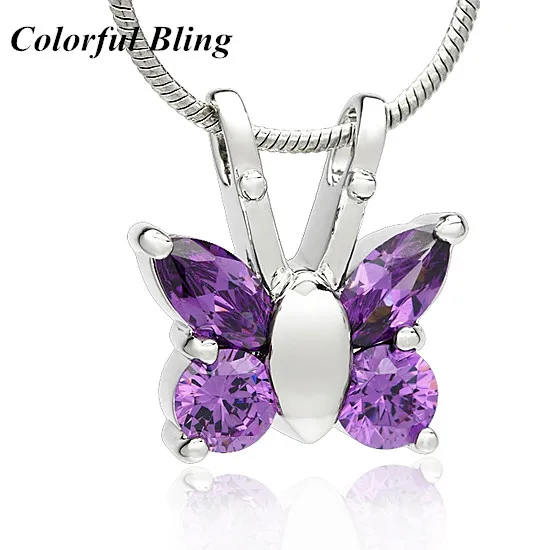 Butterfly-glass-memorial-urn-pendant-stainless-steel-silver-ashes-cremation-animal-love-jewely-purple-and-green_