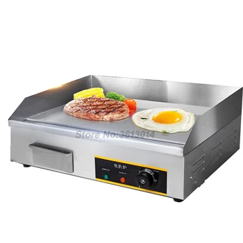 

Household commercial electric grill restaurant equipment griddle chop hot plate BBQ countertop grillplatte