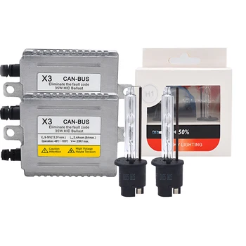 

35W Yeaky Fast Bright Car Headlight Bulb 35W 4500K 5500K 6500K H1 H3 H7 H11 9005 D2H Canbus Xenon Kit 35W DLT X3 Canbus Ballast