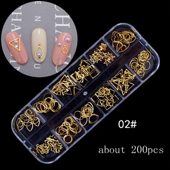 

1 Set Rhinestones Nail Decoration Mixed size 3d Tiny Glitter Nail Tips Decorations Crystal Rhinestones for nails Diy