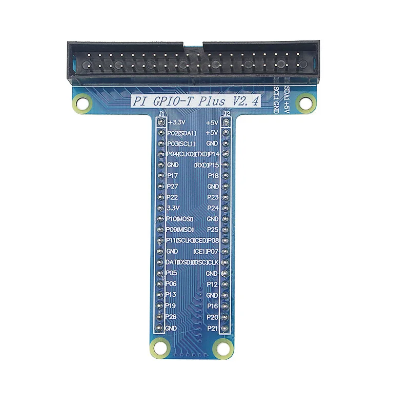 GPIO Т-образный модуль расширения плата адаптер с 40 Pin GPIO женский Радужный кабель для Raspberry Pi3/2 Модель B