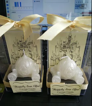 

wedding favor candle--Happily Ever After Carriage Candle Favor baby shower party favour guest gift 100pcs/lot