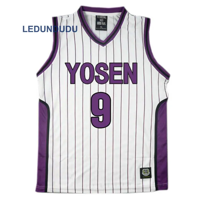 Косплей Kuroko no Basuke корзина Yosen школьная форма мурасакибара атсуши Джерси 9 12