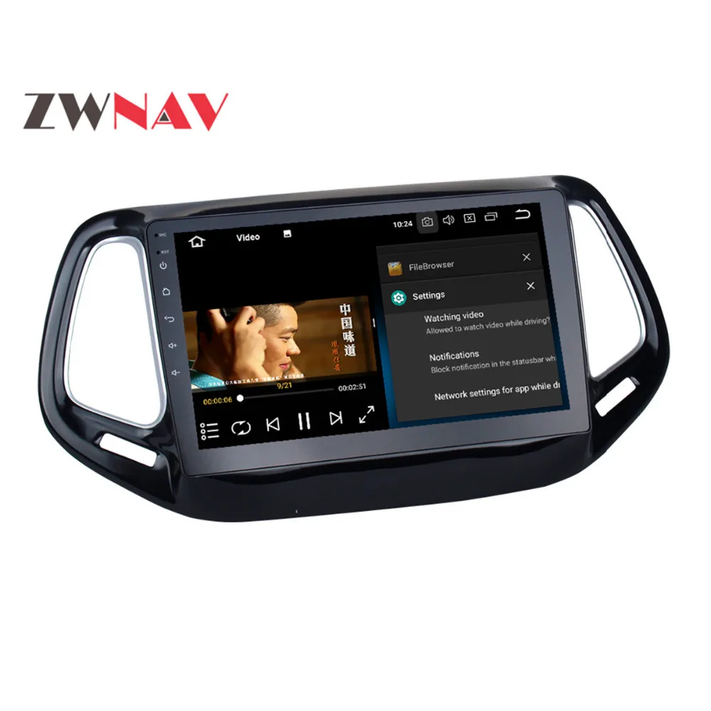 Discount IPS Newest Octa Core Android 8.0 Quad Core 7.1 Car No DVD Player Multimedia Stereo GPS Car Radio Headunit For Jeep Compass 2017 3