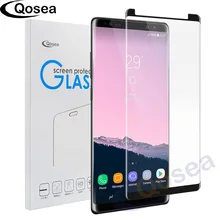 

Qosea For Samsung Galaxy Note 8 Screen Protector 9H Electroplated 4D Front Full Film Case For Galaxy Note 8 Phone Tempered Glass