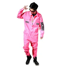 Сшитая на заказ одежда для сцены, мужская одежда с длинным рукавом, хип-хоп комбинезоны, Модные шаровары, мужские повседневные штаны, Комбинезоны