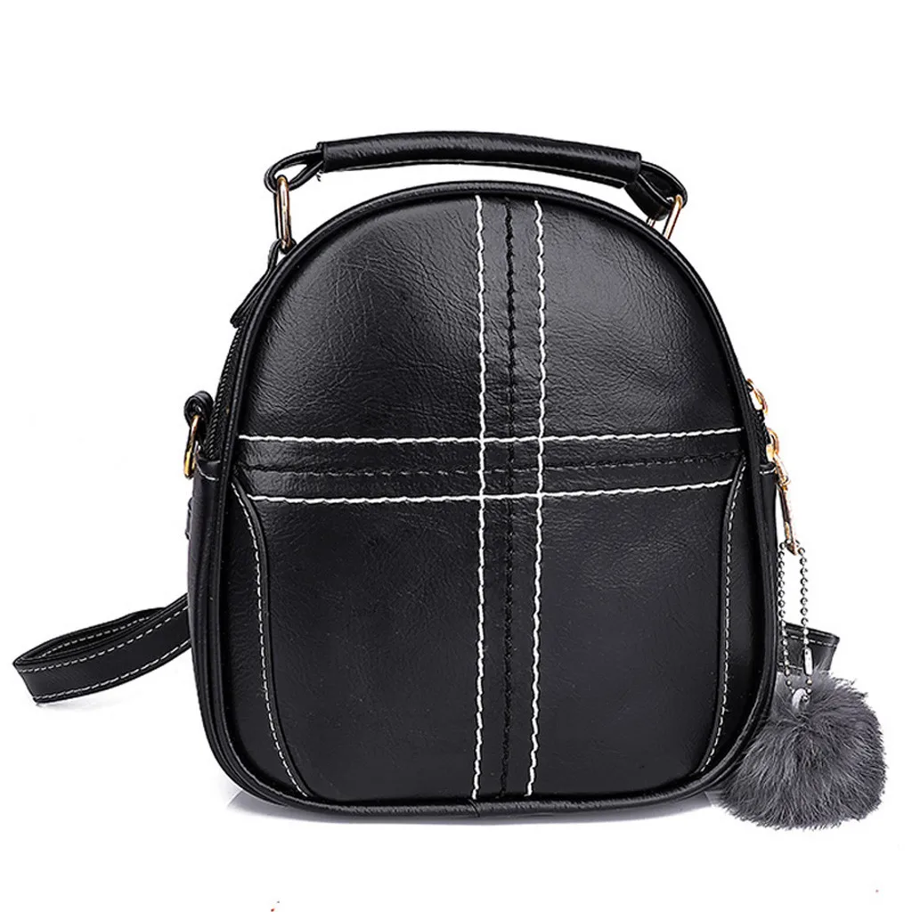 2019 Summer luxury handbags women bags designer Hairball Women Shoulder Bag Leather Flap ...