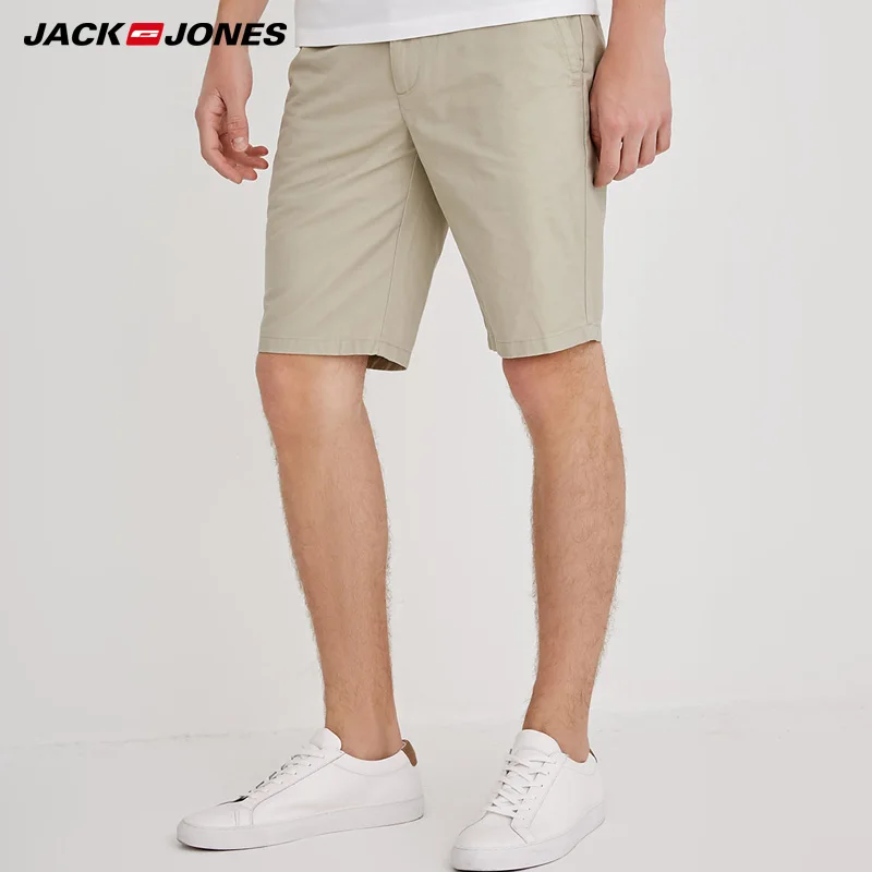 JackJones Весна Лето Новые мужские хлопковые Свободные повседневные короткие брюки | 218215503