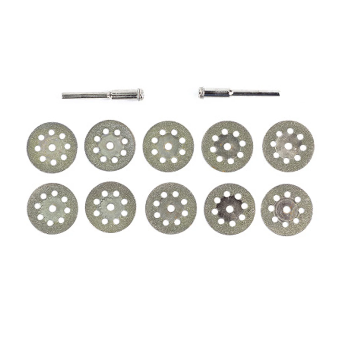 Rotary Tool Diamond Coated Double Side Cutting Discs 10Pcs 20mm Metal