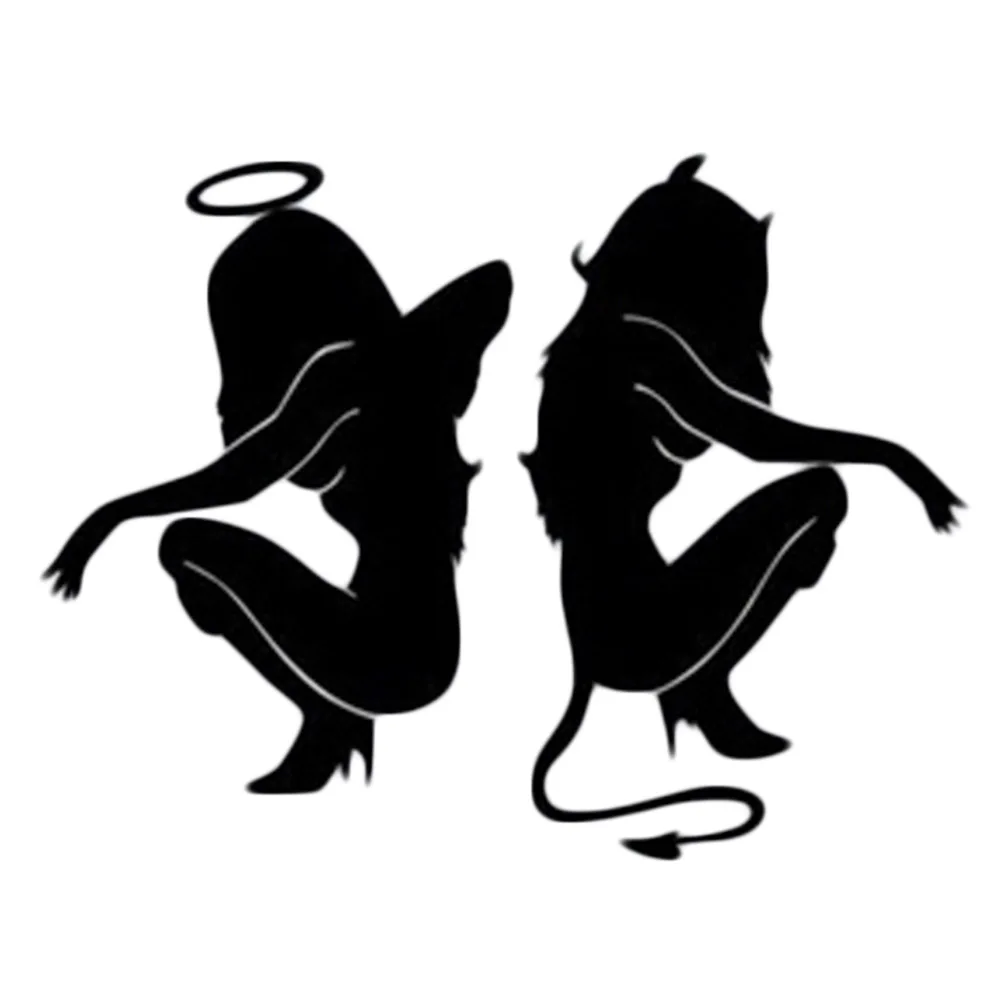 Car Stickers Angle Evil Casual Supplies Reflective Temptation  New Vintage  Usable Novelty
