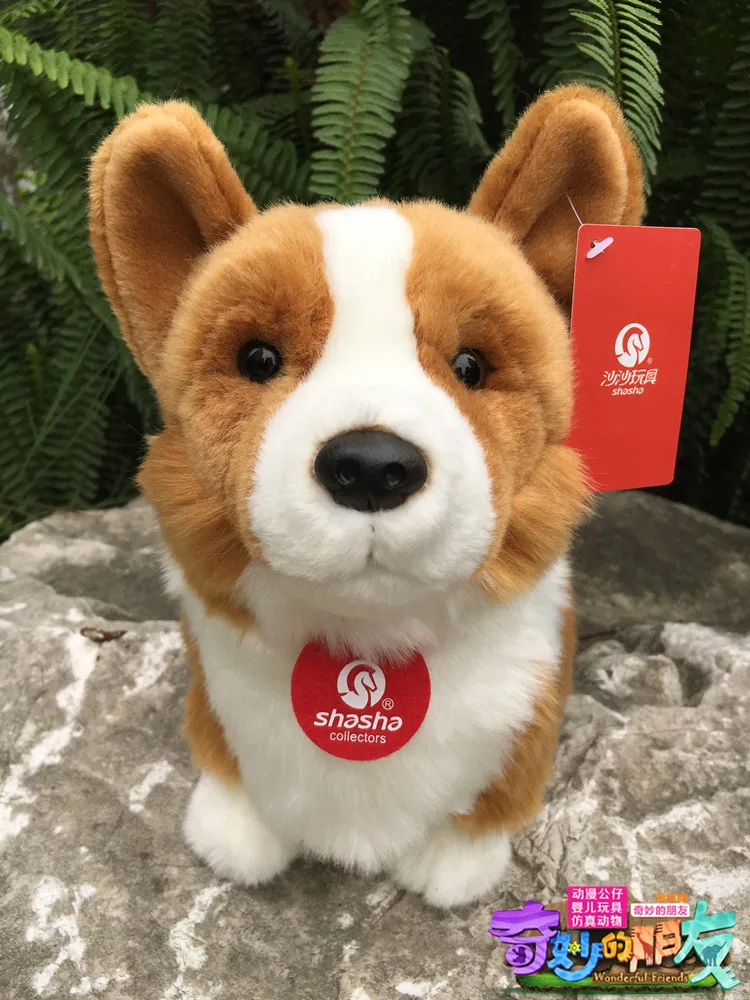 25CM Standing Stuffed Animals Hračky Simulace Welsh