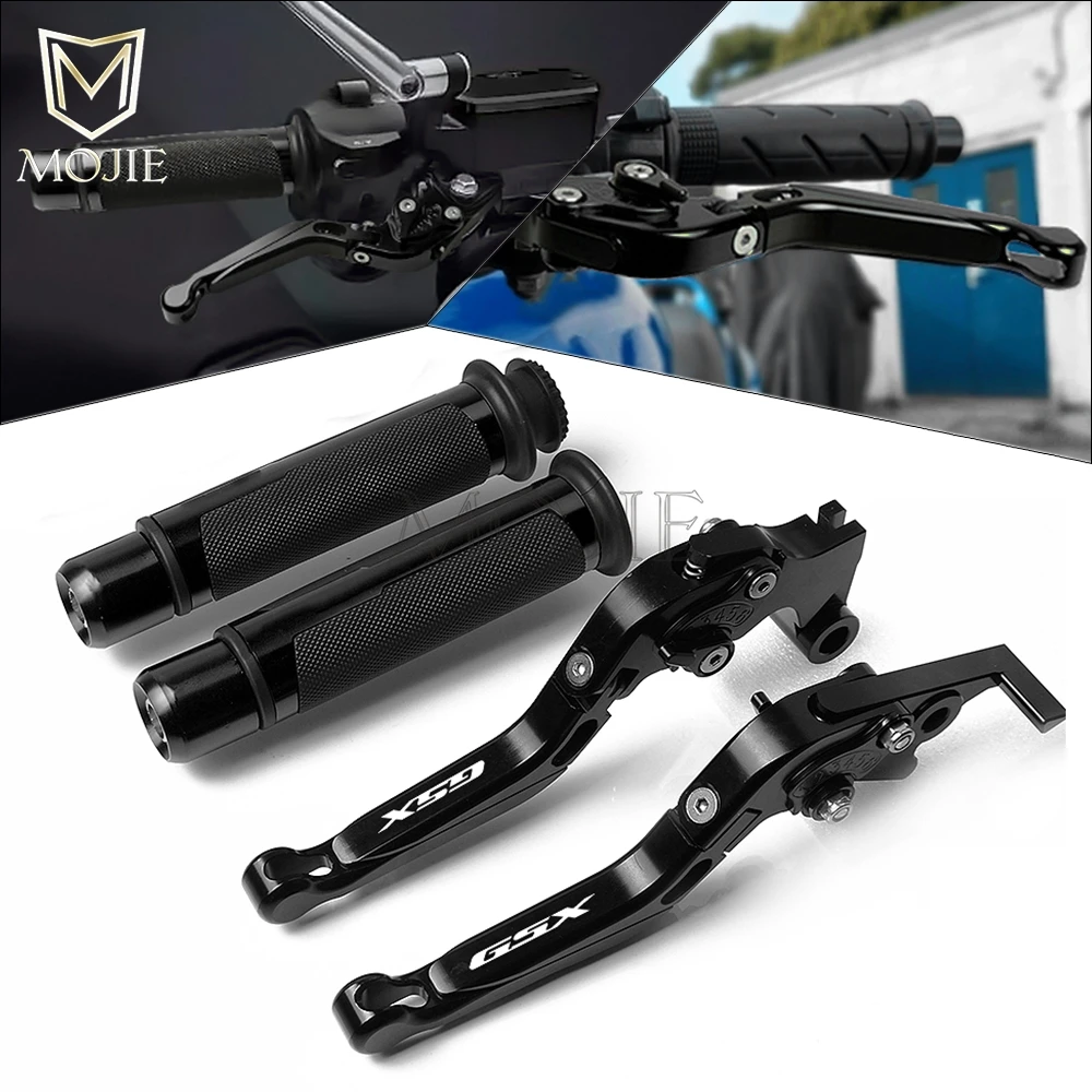 

Motorcycle CNC Brake Clutch Levers Handlebar Hand Grips Set For Suzuki GSX-S750 GSX-S GSXS 750 2011-2016 2012 2013 2014 2015