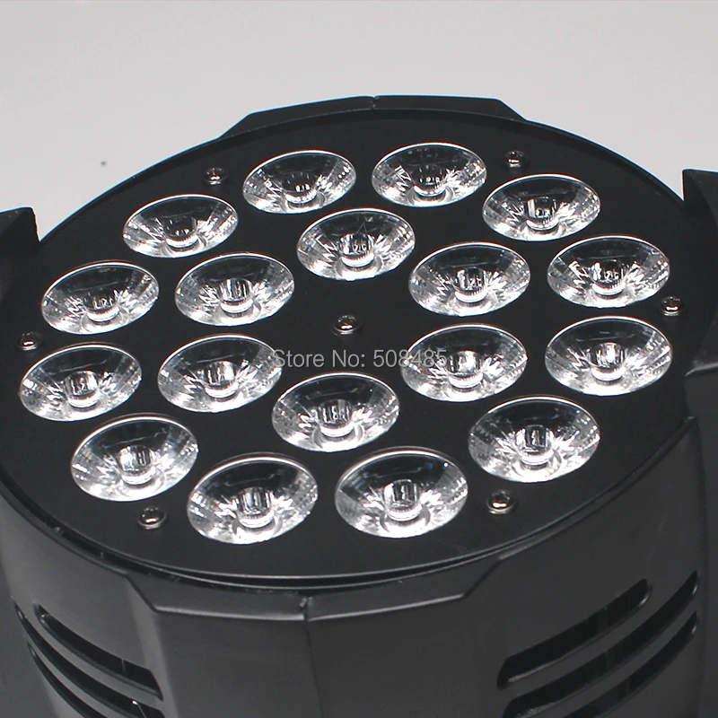Светодиодный Par 18x18W RGBWA + UV 6in1 светодиодный Can прожектор dj проектор для мытья
