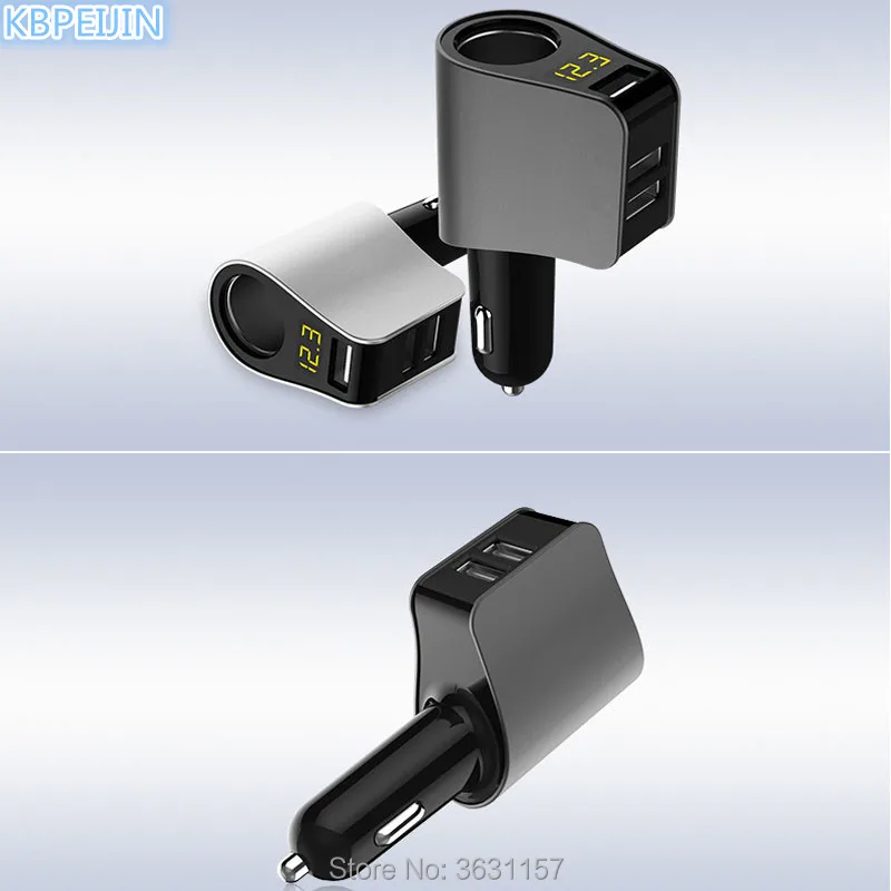 USB Автомобильное зарядное устройство Автомобильный Стайлинг разъем питания LED