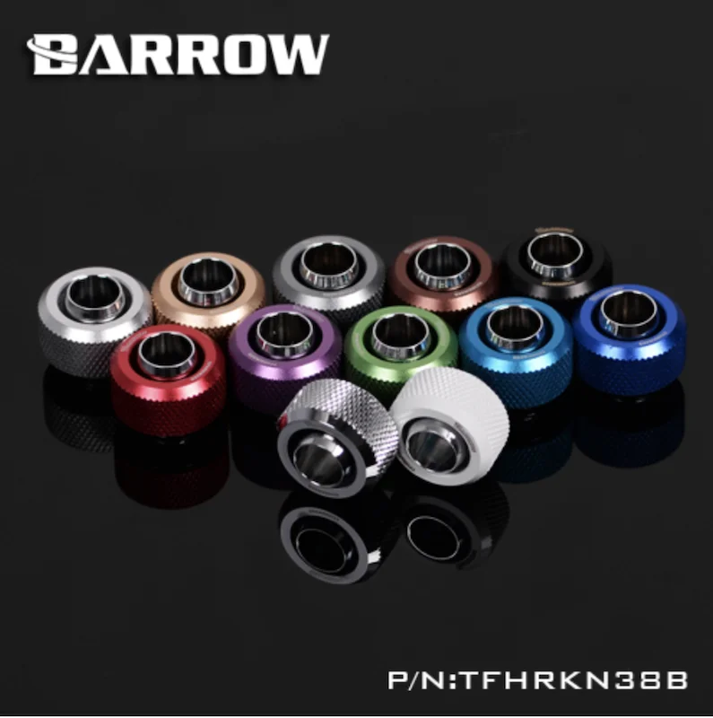 Жесткие фитинги для труб Barrow TFHRKN38B 3/8 &quotID * 1/2&quot OD 10x13 мм мягких G1/4&quot | Компьютеры и