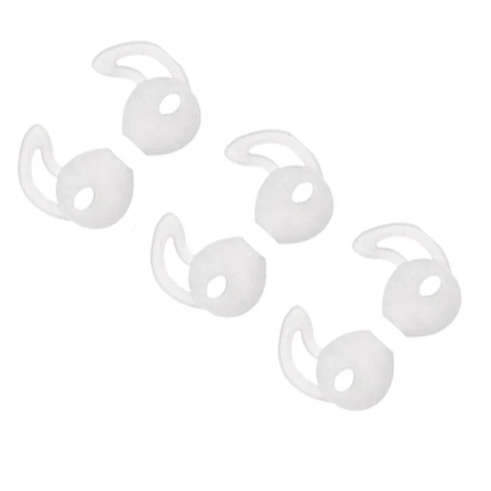 POYATU Silicone Earphone Tips Earbuds Cover With Hook For AirPods Apple EarPods Eartips Silicone Ear Sleeve 6XLot  (5)