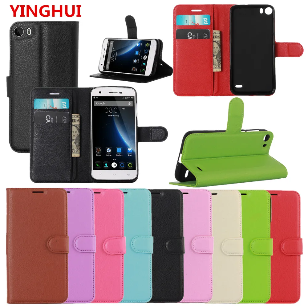 

For Doogee F3 Pro Case Hight Quality Wallet Style PU Leather Back Cover Phone Case For Doogee F3 Case Flip Protective Cover Bag