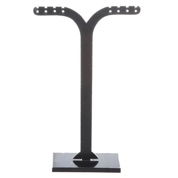 

3 X Display Support displaying earrings detachable black and in Acrylic.