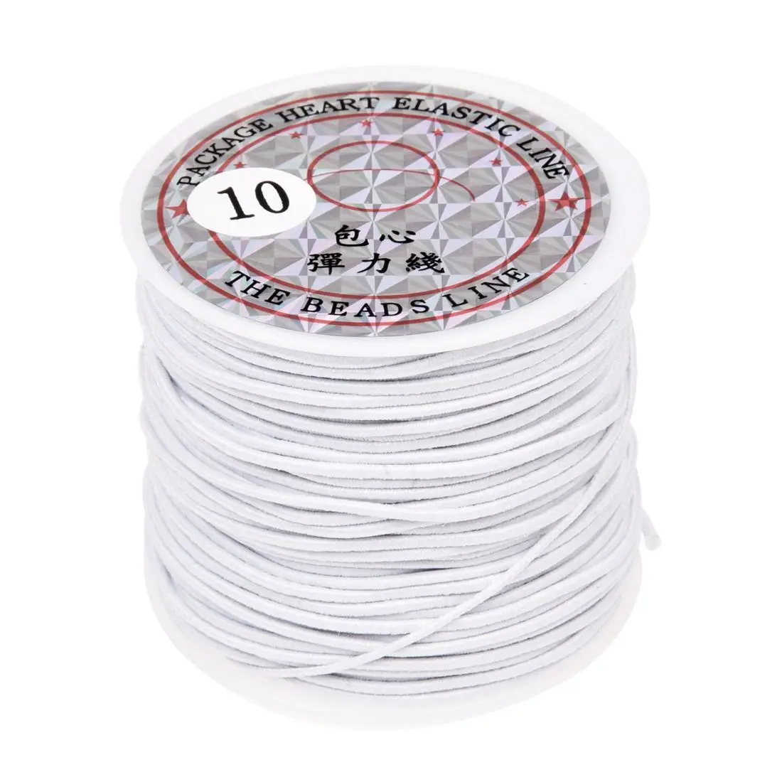 Roll Cord Tape Elastic String 1mm White Length 22min Thread from Home