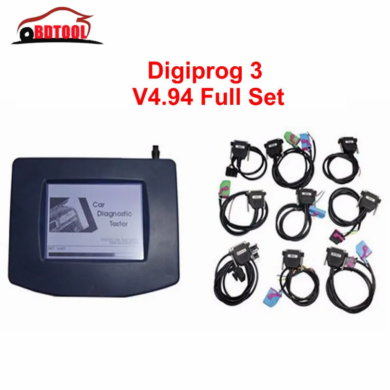 

2019 Top DHL free v4.94 digiprog iii odometer correction Digiprog 3 mileage correction tool Programmer Full V4.94 Digiprog3