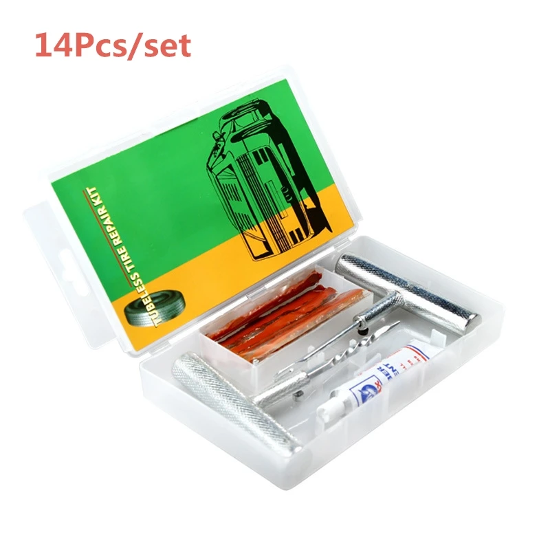 

High Quality Professional repair tools Car Bike Auto Tubeless Tire Tyre Needle Tool Sets Puncture Plug Repair Tool Kit